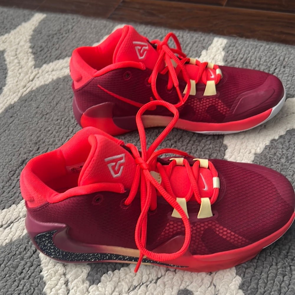 Nike Zoom Freak 1 “All Bros” Noble Red/ Blackend Blue-Bright Crimson size 6.5